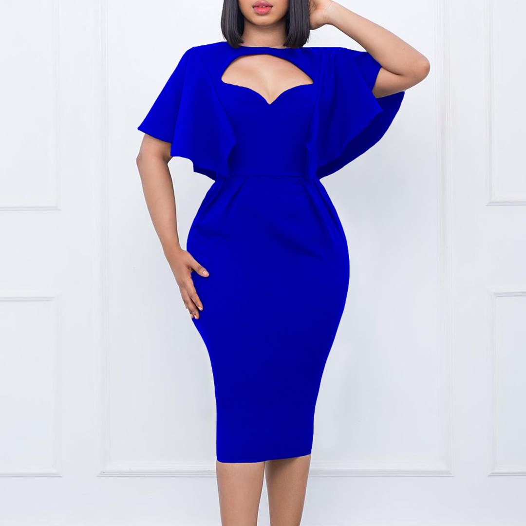 corporate dresses designs Women's Bodycon Pencil Dress Teacher Office Church Work Suiting Sheath Dresses