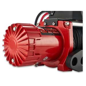 XINQI 13000lb 12V/24V DC Auto Electric <strong>Winch</strong> with Synthetic Rope Steel Construction for <strong>Jeep</strong>/Truck - Product Image 4