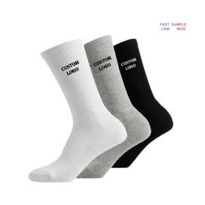 OEM transpirable Unisex Fitness Athletic calcetines logotipo personalizado deporte correr calcetines Grip baloncesto fútbol calcetines de los hombres - Product Image 1