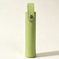 Pochette à parfum minimaliste en cuir PU avec bouton-pression, étui de protection portable pour flacon de parfum, sac cadeau personnalisé