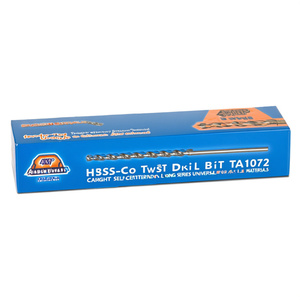 Hss-Co Twist <b>Drill</b> <b>Bit</b> Ta1072 Bright Self Centering <b>Long</b> Series Universal For All Materials - Product Image 2