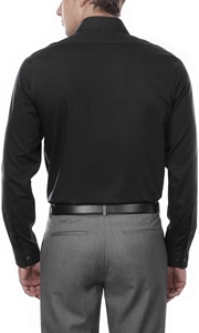 สีขาวสีฟ้าสี<span class=keywords><strong>ชมพู</strong></span>สีดําผู้ชายเสื้อแขนยาวคลาสสิกผู้ชายชุดอย่างเป็นทางการเสื้อสําหรับธุรกิจบุรุษ<span class=keywords><strong>เสื้อ</strong></span>ผ้าเสื้อ - Product Image 2