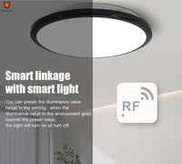 Télécommande WiFi RF Tuya pour rideau lumineux, sonnette, porte de garage avec capteur d'éclairement