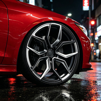 Ruedas Aprobadas por DOT 20x9 5x120 ET38 72.6mm, Monobloque Negro Mate, Servicio Personalizado de PCD y ET para Ruedas de Aleación de Automóviles de Pasajeros