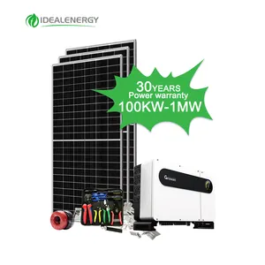 Système d'énergie solaire sur panneau 5kw 6kw 8kw 10kw 12kw 20kw 20kw 5 10 20 30 50 100 kw 30kw 40kw 50kw 80kw 100 kw 200kw 500kw 1mw