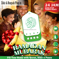 Jouet Électronique Islamique pour Enfants, Récitateur de Coran Mural Intelligent avec Fonction Zikr, Enceinte Coranique Murale à Brancher