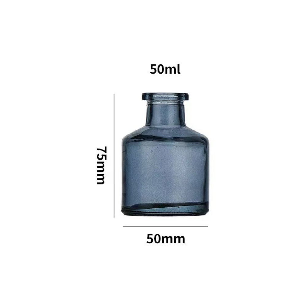 Flacon gris givré 50 ml, 160 unités/carton