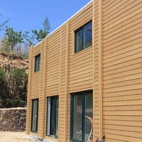 Panel de Pared Exterior Impermeable Bailibai de WPC con Protección Contra Moho, Ignífugo, Insonorizante y Aislante Térmico