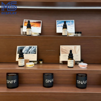 Étagère de présentation de parfums MS Fragrance Store, armoire murale rétroéclairée par LED, vitrine de parfums pour boutique de détail, boutique de beauté, hôtel, sur mesure