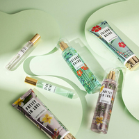 Vente directe d'usine OEM/ODM, coffrets cadeaux de parfums pour femmes, mini-parfum 15 ml, brume corporelle originale et crème corporelle