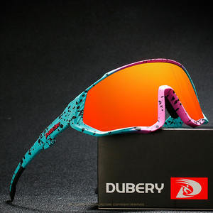 نظارة شمسية دوبري خضراء وحمراء كبيرة الحجم نظارة شمسية للرجال تقع في إطار نظارات شمسية سميكة - Product Image 6