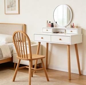 Chaise de salle à manger <span class=keywords><strong>en</strong></span> bois <span class=keywords><strong>massif</strong></span>, design minimaliste, non pliable et non rotative, pour la maison, l'hôtel, le restaurant, le café - Product Image 1