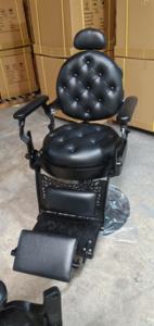 Silla de peluquero <span class=keywords><strong>Minerva</strong></span> para hombres mayores, bomba hidráulica reclinable, cuero sintético para barbería y taller - Product Image 6