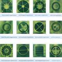 Film de visualisation de champ magnétique permanent 50*50mm/75*75/200*200mm – Carte d'affichage magnétique pour l'inspection des aimants