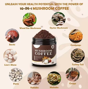 Aanpassen Biologische Champignonmix Koffie Oem Instant Leeuwenmanen Champignonkoffie Champignons Extract Leeuwen Manen Koffiepoeder - Product Image 2