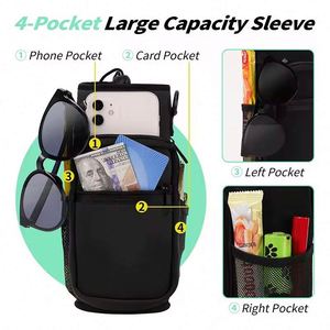 Free Sample <b>Water</b> <b>Bottle</b> Carrier Bag Neoprene <b>Water</b> <b>Bottle</b> Sleeve Sport <b>Water</b> <b>Holder</b> <b>for</b> <b>Walking</b> Hiking Camping Gym - Product Image 2