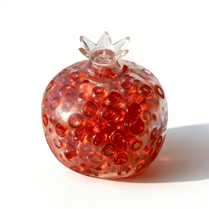 Hot Sale TPR Pomegranate <b>Vacuum</b> Noisy Ball Red Explosive Beads Crunchy Ball <b>Hand</b> Exercise Toys Party Favors Gifts for Kids - Product Image 5