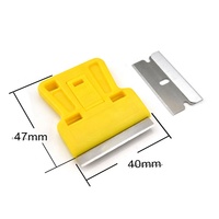 Grattoir de nettoyage multifonctionnel, lame de rasoir en plastique, Mini rasoir pratique