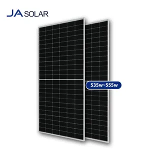 아시아에서 인기 JA 최고의 pv 전원 태양 전지 패널 550w 태양 광 발전 시스템 좋은 판매