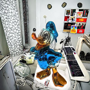 Série <span class=keywords><strong>Mickey</strong></span> : Blocs de construction 3D en résine peints à la main, grandes briques, jouets animaux, figurines d'anime, sculpture, objets de collection <span class=keywords><strong>film</strong></span> et télévision - Product Image 3