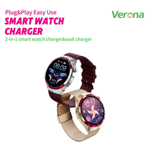 Montre connectée haut de gamme avec <span class=keywords><strong>lunette</strong></span> rouge, bracelet en maille d'acier inoxydable, écran TFT, étanche IP67, cadran analogique classique pour le bureau et les affaires - Product Image 1