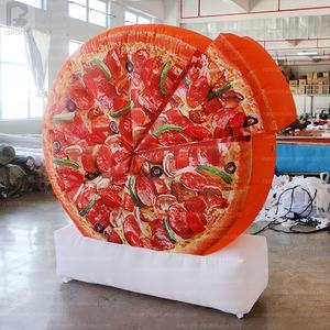 Pizza Tiup Raksasa Dekorasi Makanan Realistis Alat Peraga Makanan yang Dapat Digunakan Kembali untuk Promosi Pizzeria/Pameran Makanan/Aktivasi Merek Katering - Product Image 2