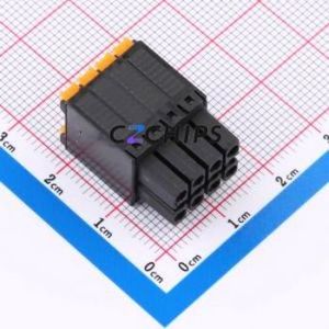MX15EDGKNH-3.5-2*04P-BK01-Cu-A Plug-in Terminal Block P=3.5mm Connector Plug 2x4P 3.5mm Black - Product Image 2