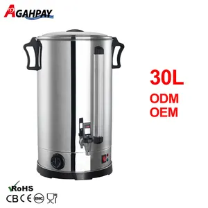 30L Large Volume Fill tea Boiler Stainless Steel hot wate rurn for hot water