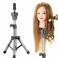 Support de perruque pliable à trépied avec tête de mannequin, très demandé