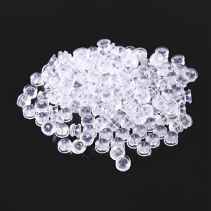 Orecchini in Silicone Per Hamburger pochette da 5mm con perline 200 pezzi Per confezione 1 confezione totale - Product Image 1