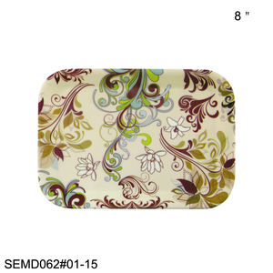 Sebest-Plateau <span class=keywords><strong>de</strong></span> service carré en mélamine antidérapant pour <span class=keywords><strong>restaurant</strong></span>, plateau <span class=keywords><strong>de</strong></span> service en mélamine pour thé, gâteau, cuisine, bar, sans BPA, usine bon marché - Product Image 2