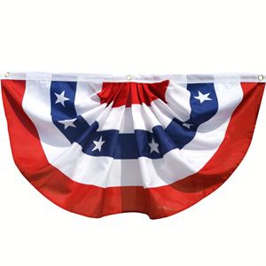 Bandera de Arcoíris con Ojales para Desfiles, Festivales y Celebraciones, 35" x 71" - Product Image 3