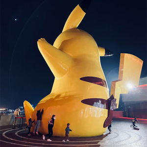 Célèbre figure de dessin animé en fibre de verre sculpture personnalisée <span class=keywords><strong>pikachu</strong></span> statue de pokemon - Product Image 3