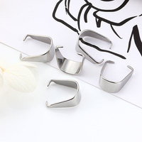 Clips de pendentifs en acier inoxydable fermoirs à pincer boucle breloque collier crochet connecteur pour la fabrication de bijoux à bricoler soi-même accessoires
