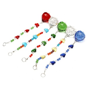 Fibbia farfalla dorata in cristallo trasparente con perline di vetro tenda porta matrimonio natale decorazione palla - Product Image 3