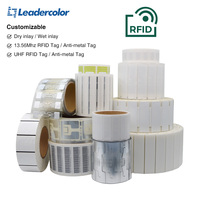 Etiqueta Inteligente RFID de Fábrica, Imprimible, 840-960MHz UHF, Mini Etiqueta de Papel Desechable para Gestión Logística