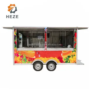 Hot Selling Ce Certificaat Koffie Vending Panini Chinese Food Cart Ijs Truck Apparatuur