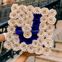 En ligne uniquement Offre Spéciale de Thanksgiving Fleur naturelle rose fraîche préservée Thanksgiving Fleurs séchées et bouquet préservé