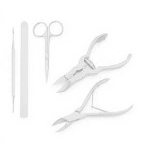 Juego de Instrumentos de Podología de Acero Inoxidable Profesional de Alta Calidad, Juego de Cortauñas de Manicura y Pedicura QORVEX - Product Image 1