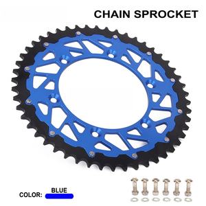 สเตอร์อะลูมิเนียมอัลลอย CNC จากกวางโจว สำหรับรถมอเตอร์ไซค์วิบาก YZ125, YZF250/426/450, WR250/450 และ TTR230 อุปกรณ์ตกแต่งเพิ่มประสิทธิภาพ - Product Image 4