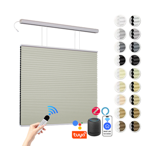 ستائر خلوية عصرية أمريكية ذكية تعمل من الأعلى إلى الأسفل معتمة بتصميم خلية النحل - Product Image 2