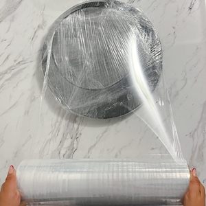 PE Hand Wrapping Film With Handle Soft Packaging Film PE Stretch Film - Product Image 2