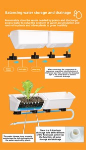 P289 Smare <span class=keywords><strong>Kit</strong></span> jardin vertical intérieur <span class=keywords><strong>potager</strong></span> avec système d'irrigation et de drainage - Product Image 5