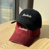 Casquette de papa brodée avec logo personnalisé, fabrication directe en usine, coton, couronne souple, large bord, pour hommes et femmes