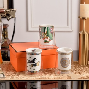 Ceramic Chopstick Utensil Holder Rests Cylinder Bucket Basket Knife, Fork and Spoon <b>Storage</b> - Product Image 1