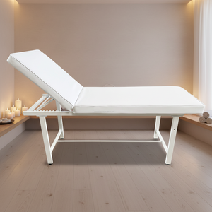 Table de massage moderne réglable en PVC avec cadre métallique pour salon de beauté, <span class=keywords><strong>spa</strong></span>, hôtel, salle de sport, chambre, studio de tatouage, atelier extérieur - Product Image 3