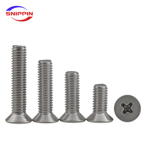 M2.5 M3 M4 <strong>M5</strong> M6 M8 A4-70 316 Stainless Steel DIN965 Phillips Cross Recessed Countersunk CSK Flat Head Screw Machine <strong>Bolt</strong> - Product Image 5