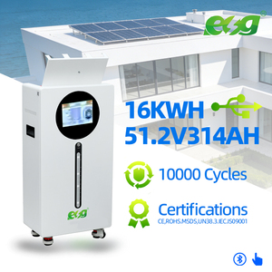 ESG 16kWh Touchscreen Split Home Energy Storage System 51.2V 314AH Roller <b>Battery</b> Active Balancing BMS CAN Solar Power - Product Image 1