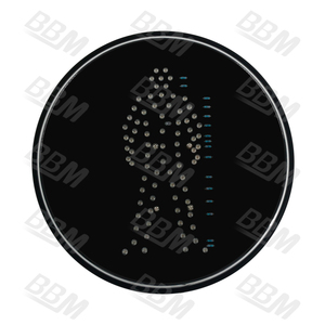 وحدة إشارة مرور خضراء ثابتة للمشاة مع ألوان حمراء وخضراء للاستبدال - Product Image 6