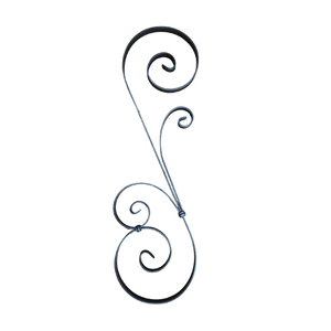 Panneau en <span class=keywords><strong>fer</strong></span> <span class=keywords><strong>forgé</strong></span> à double <span class=keywords><strong>volute</strong></span>, pièces détachées, pour portail, clôture, garde-corps, balustrade - Product Image 1
